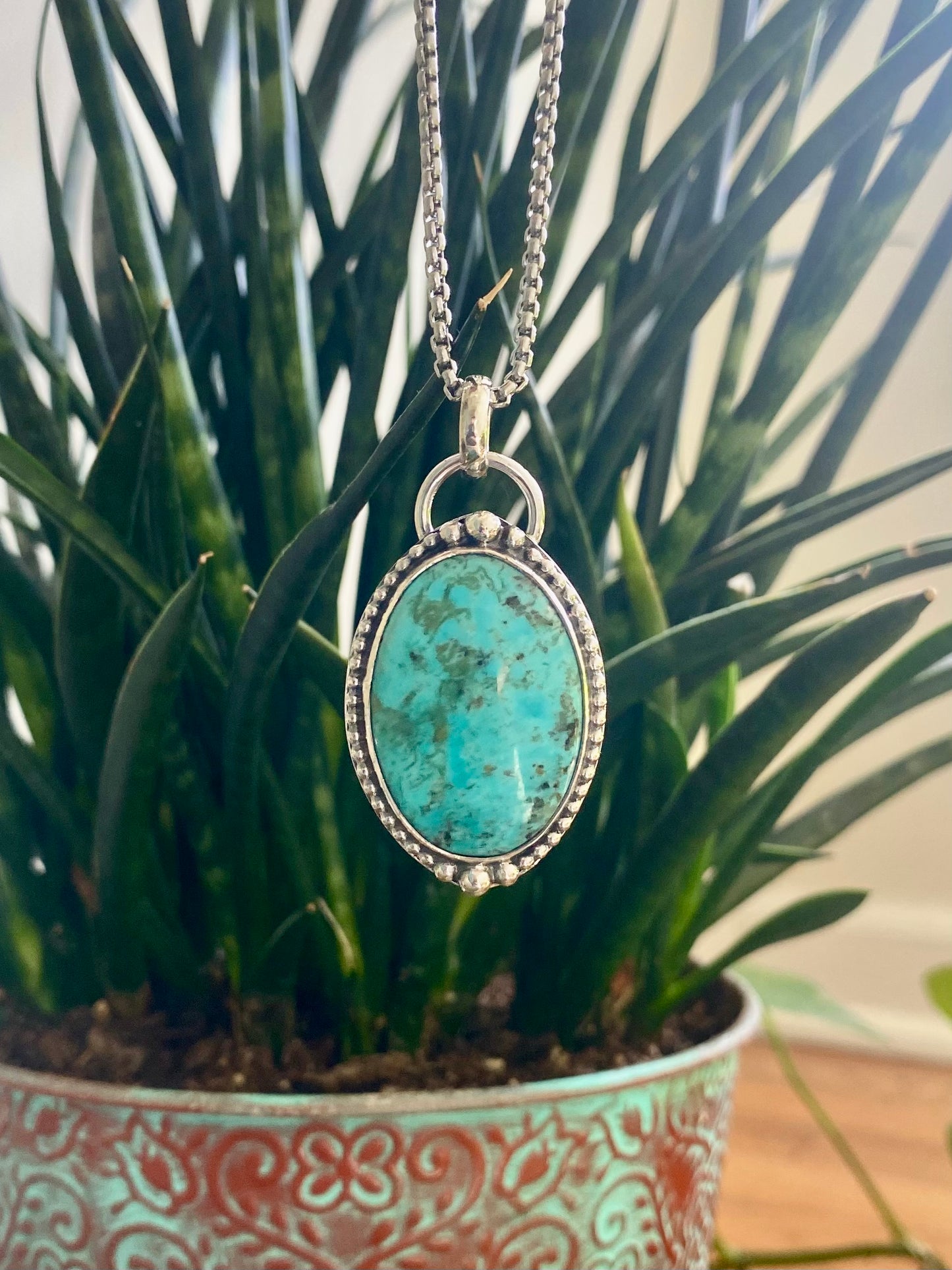 Kingman Turquoise Pendant