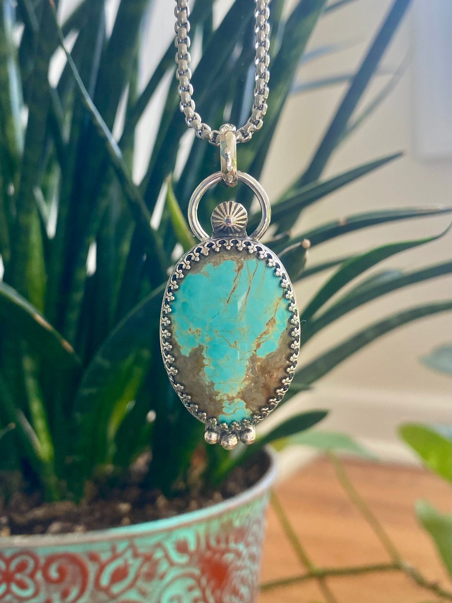 #8 Turquoise Pendant