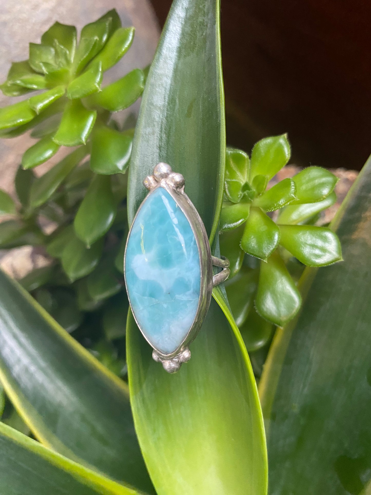 Larimar Ring
