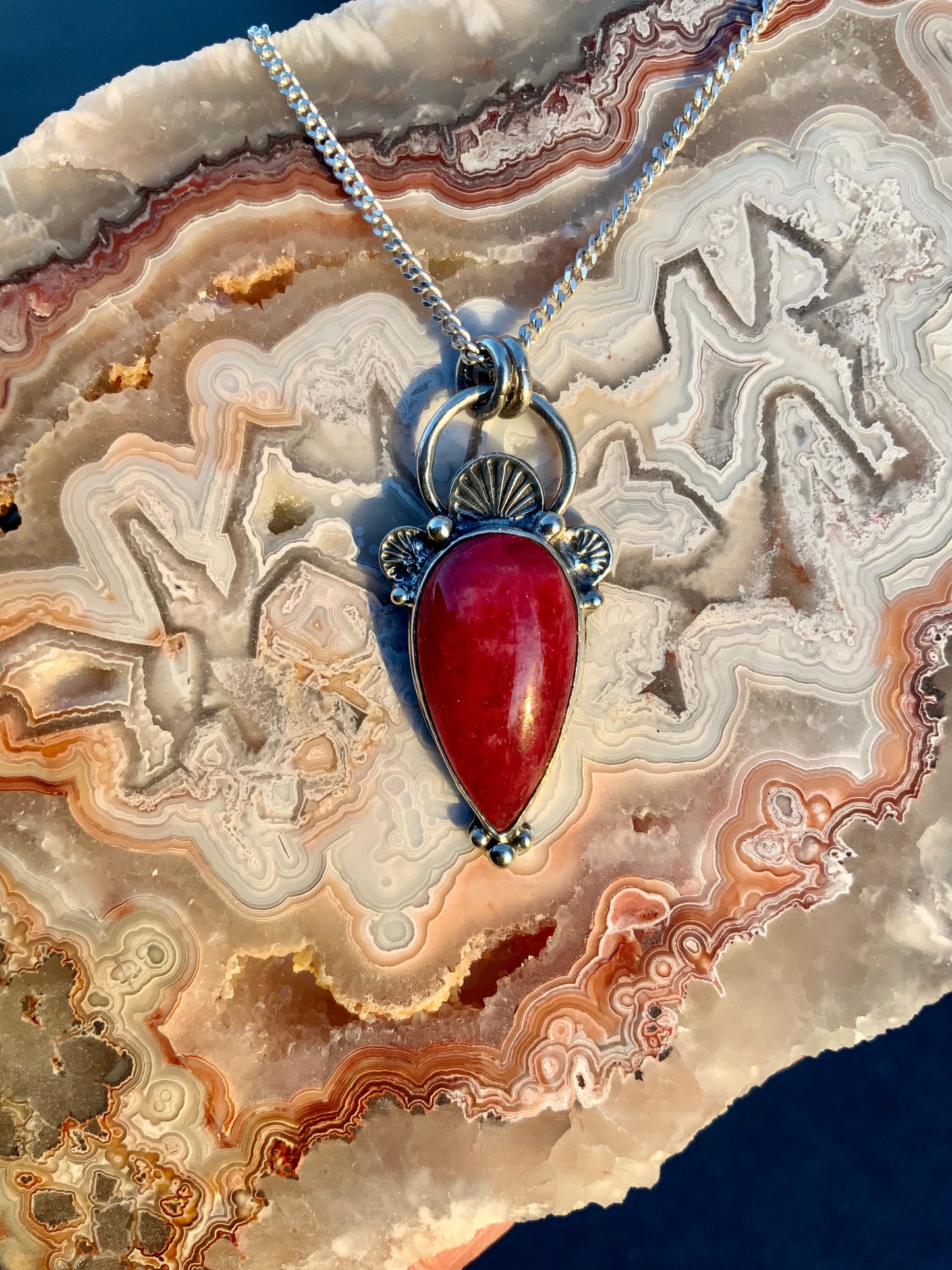 Rhodonite Pendant