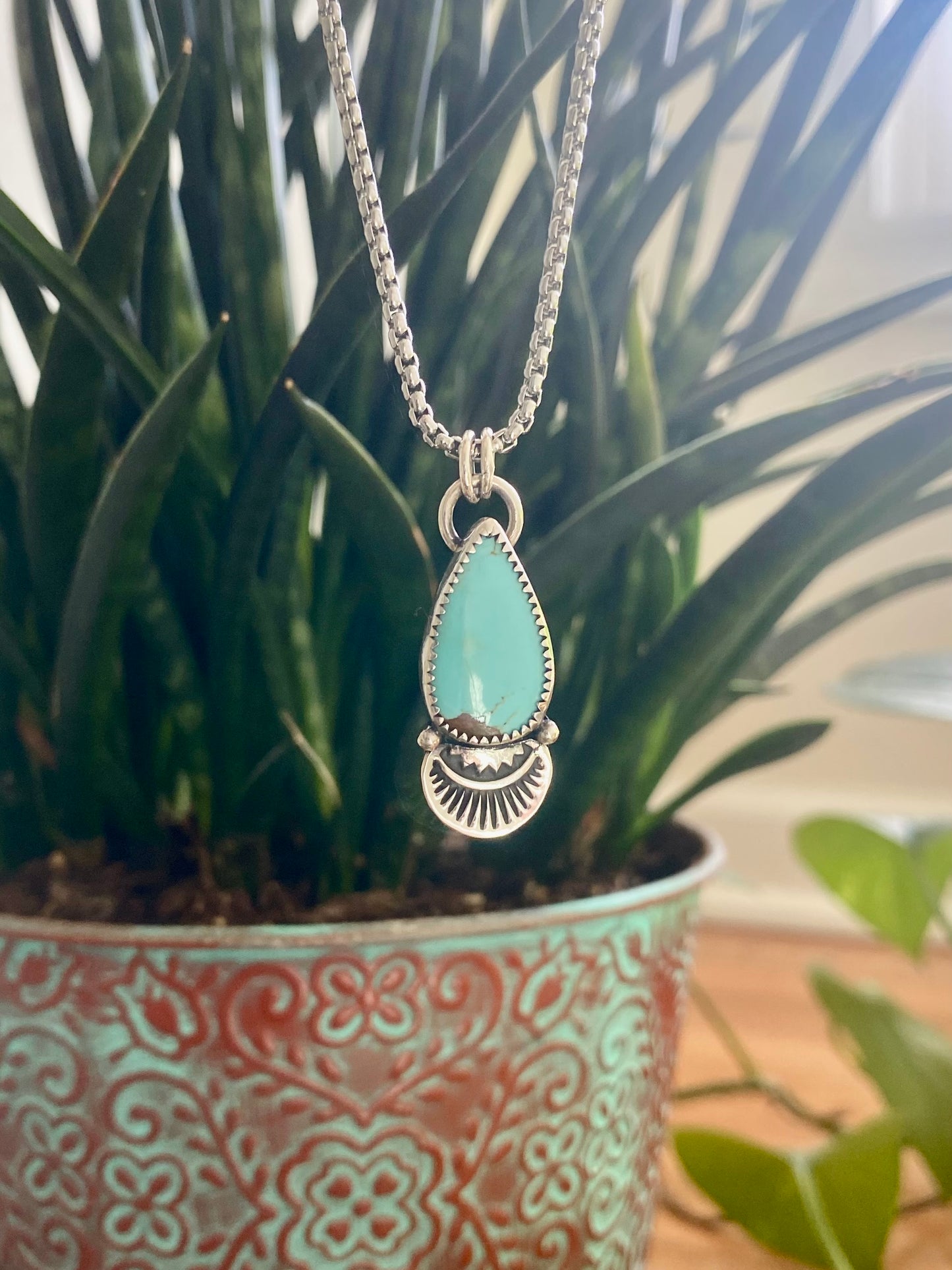 #8 Turquoise Pendant