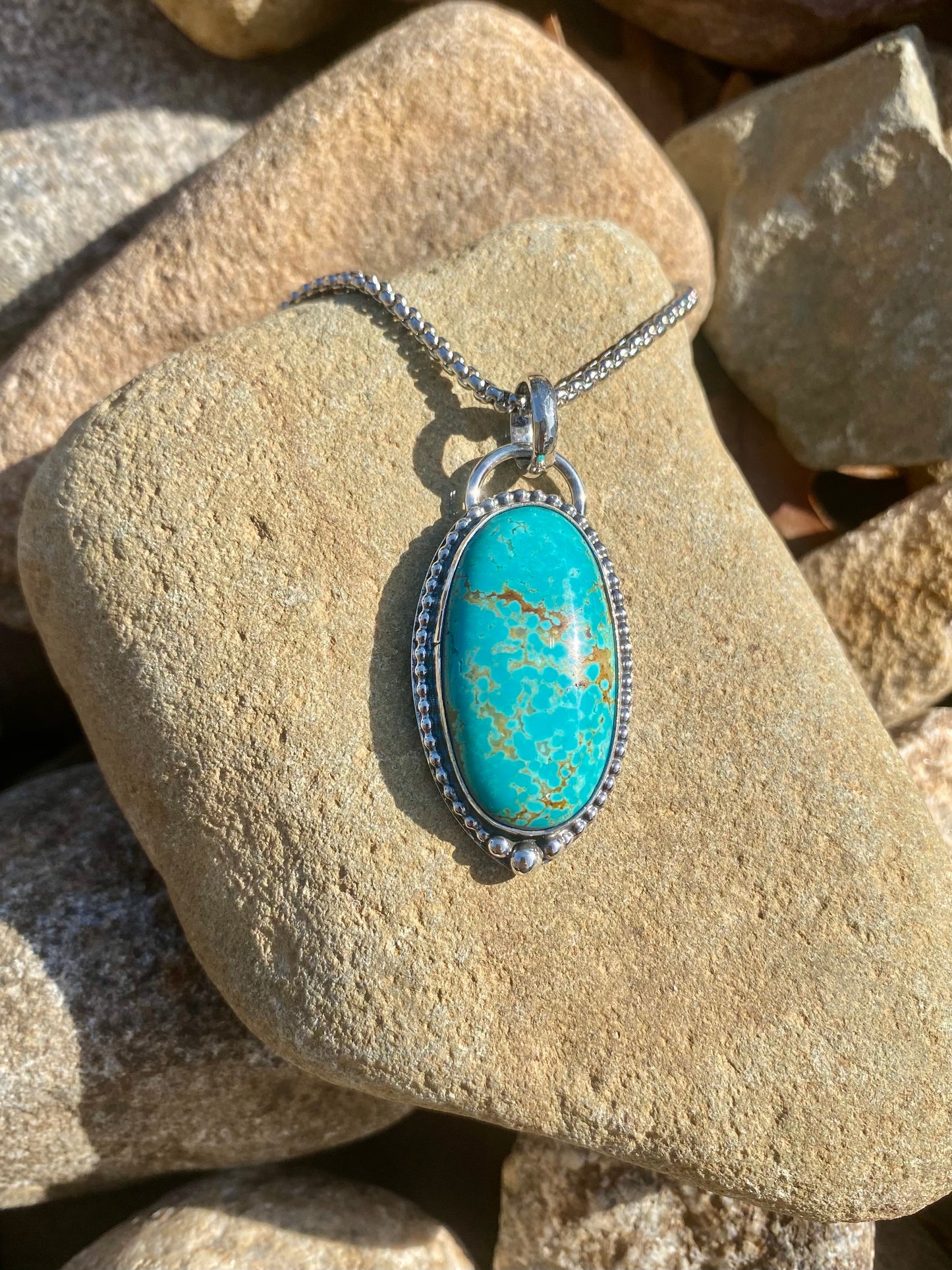 Kingman Turquoise Pendant