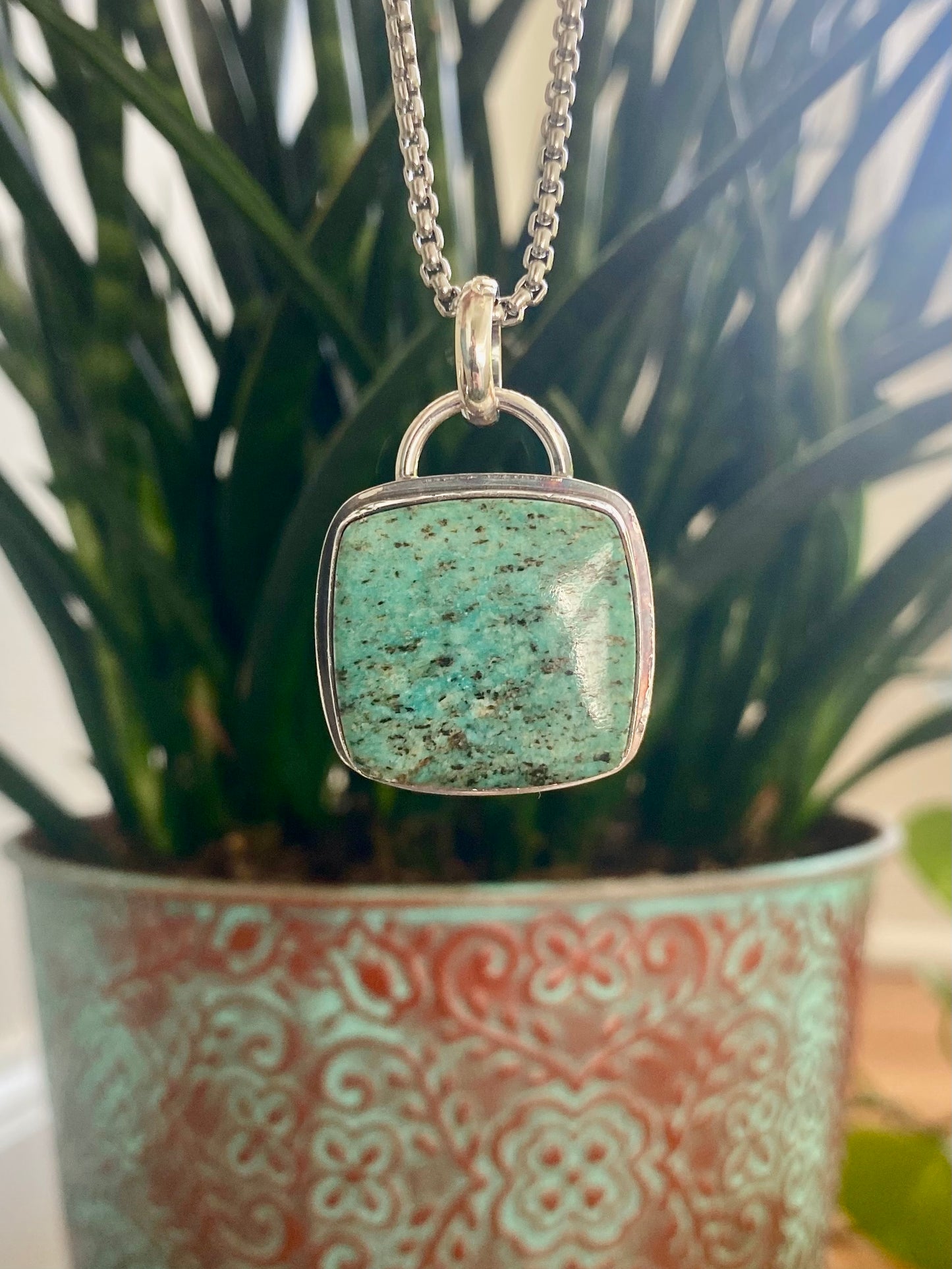 Kingman Turquoise Pendant
