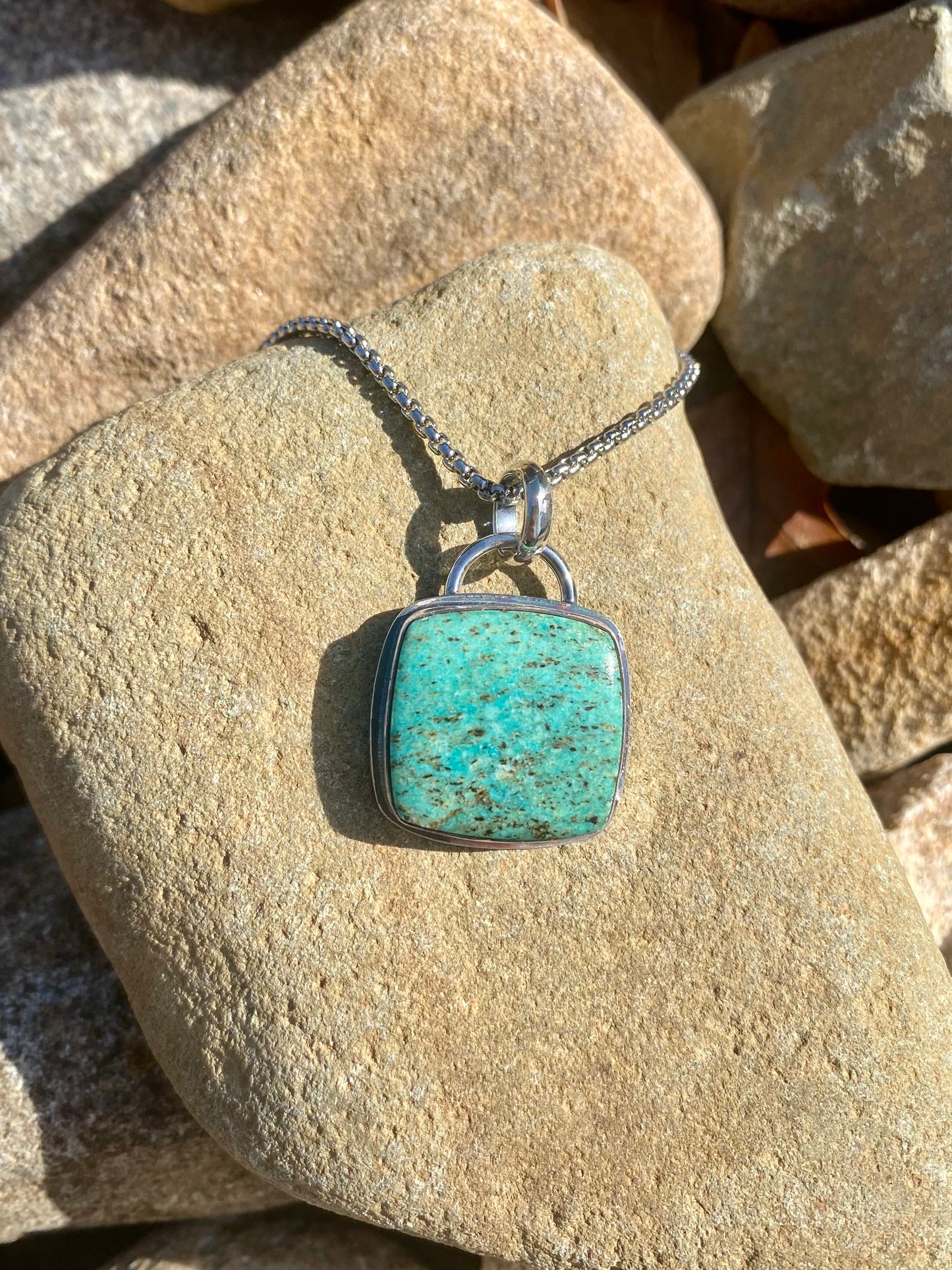 Kingman Turquoise Pendant
