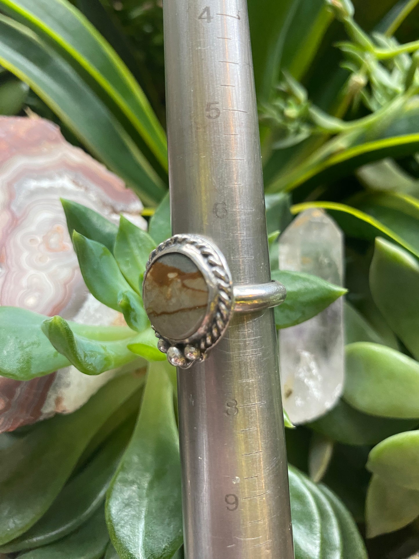 Polychrome Jasper Ring