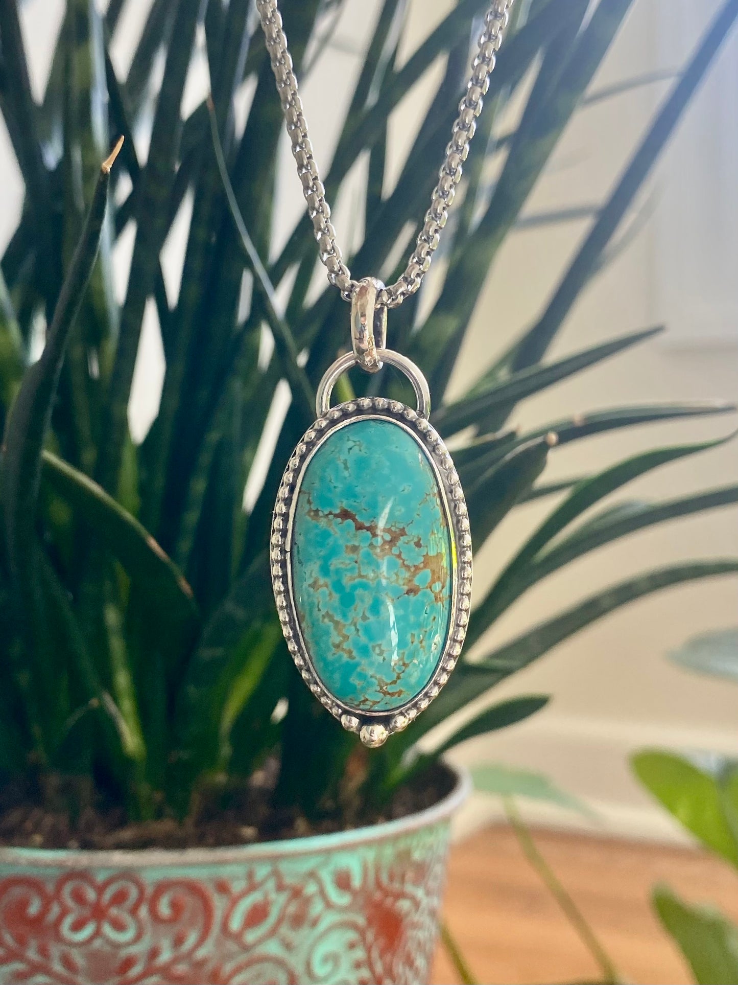 Kingman Turquoise Pendant