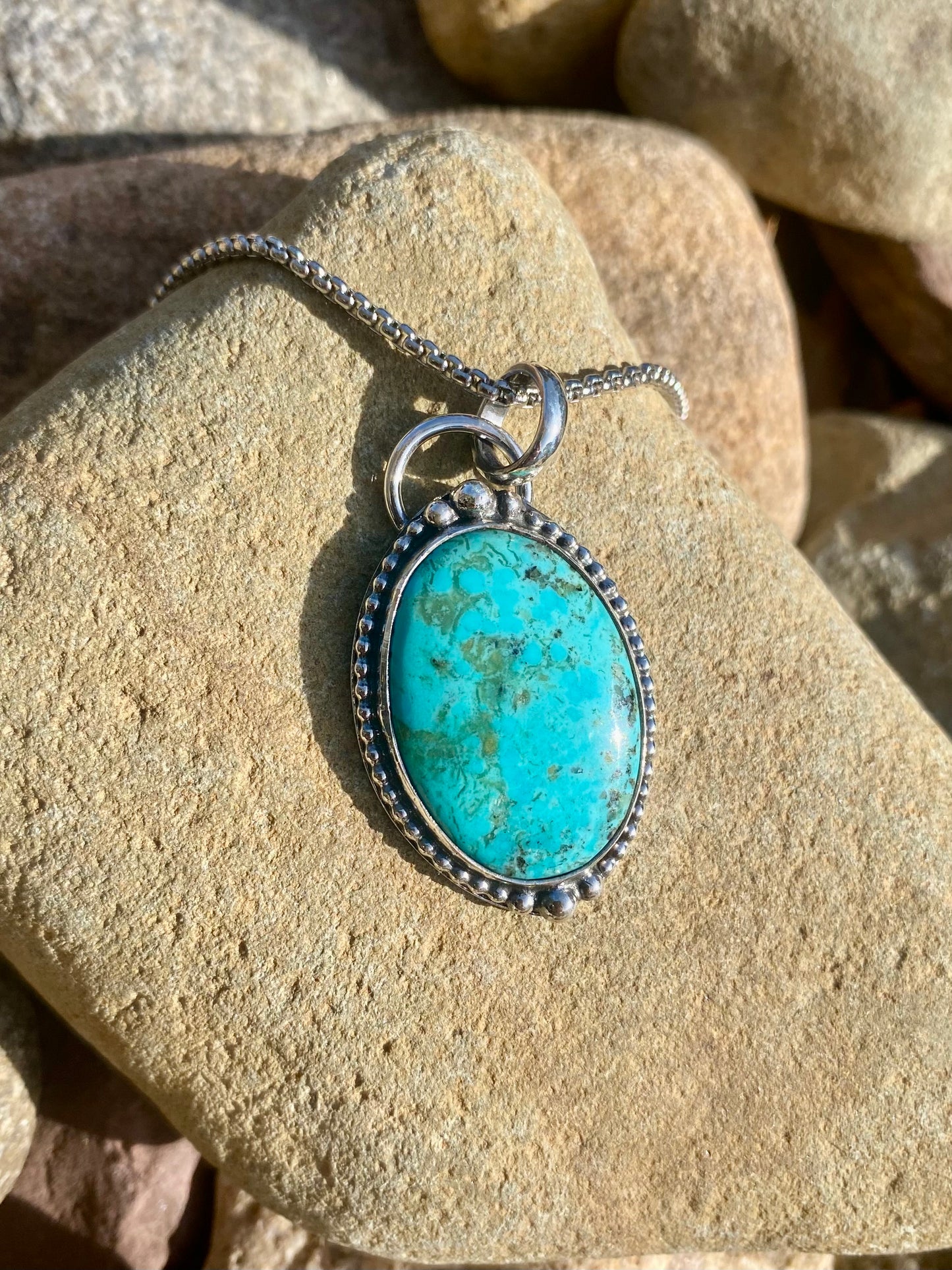 Kingman Turquoise Pendant