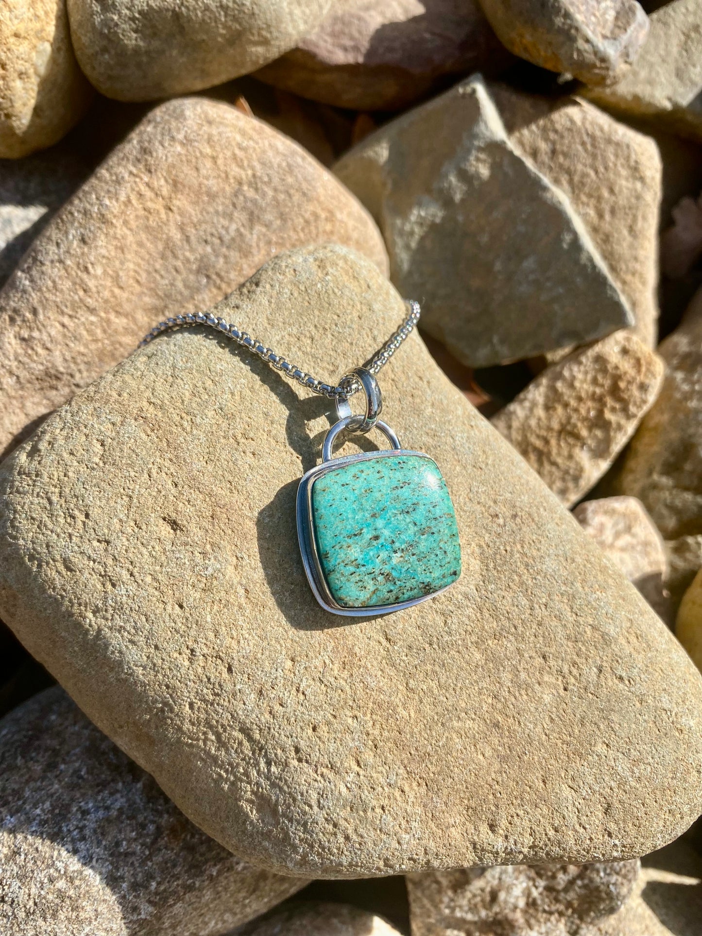 Kingman Turquoise Pendant