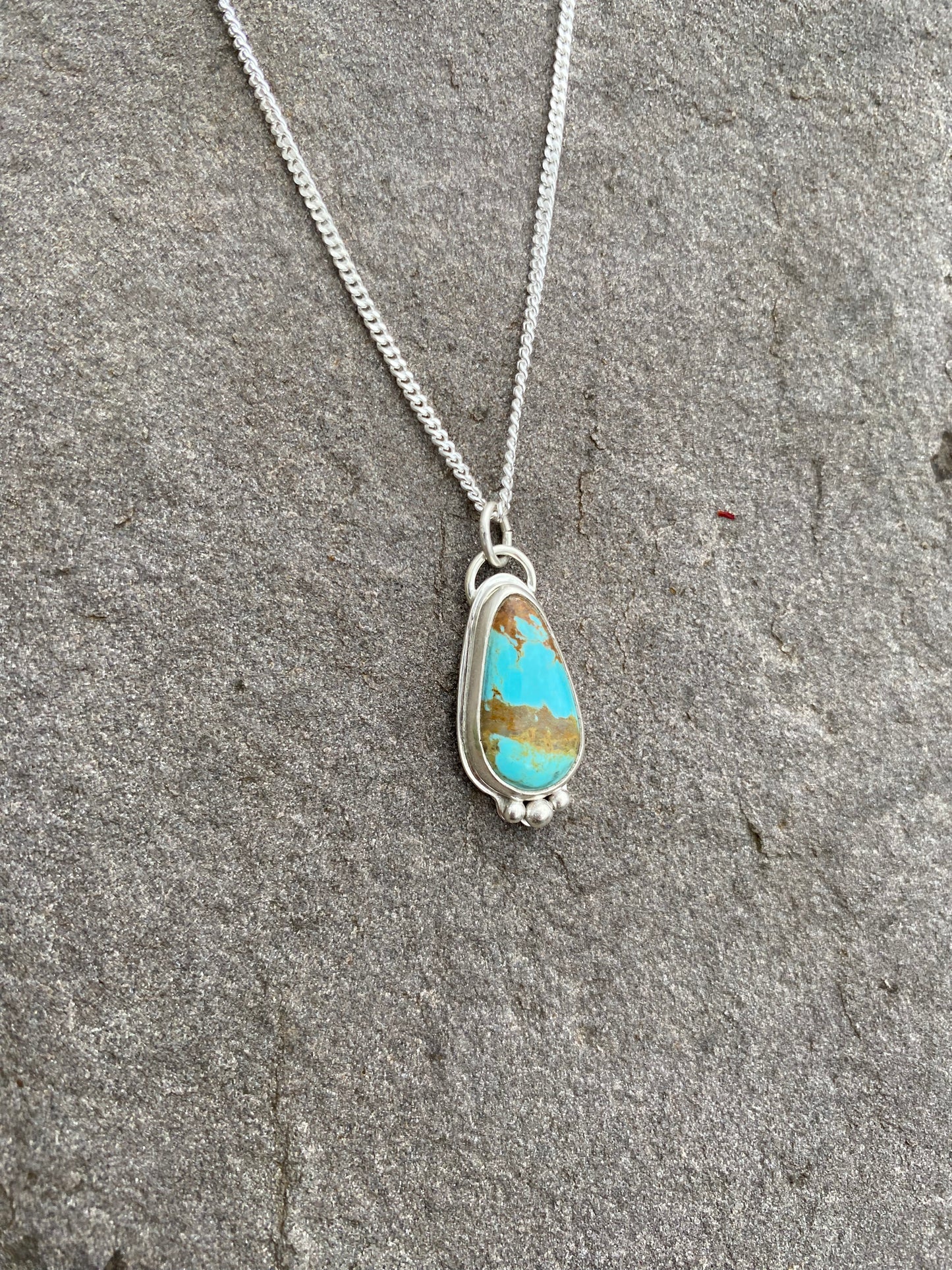 Desert Sky Kingman Turquoise Pendant