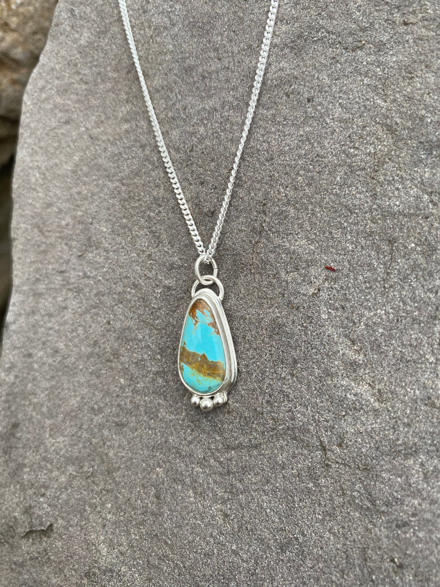 Desert Sky Kingman Turquoise Pendant