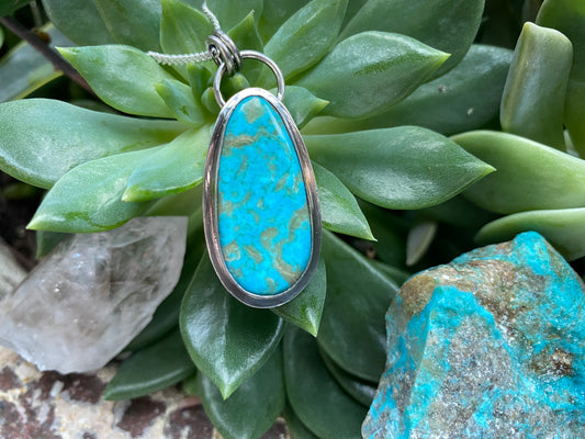 Bisbee Turquoise Pendant
