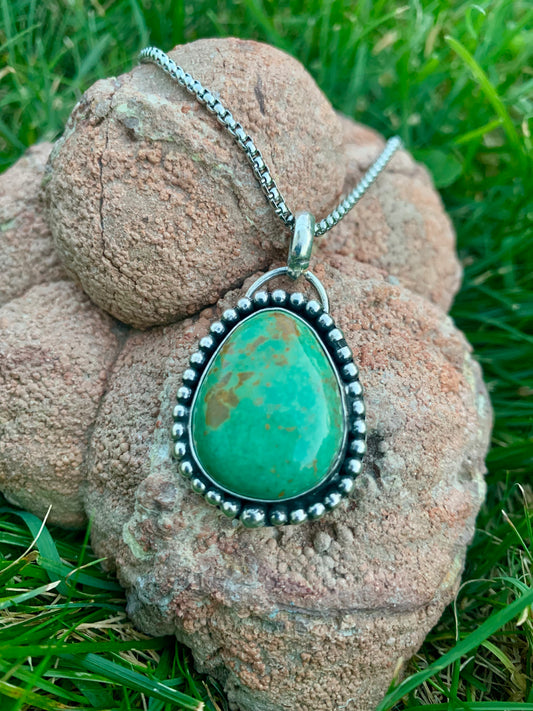 Sonoran Gold Turquoise Pendant