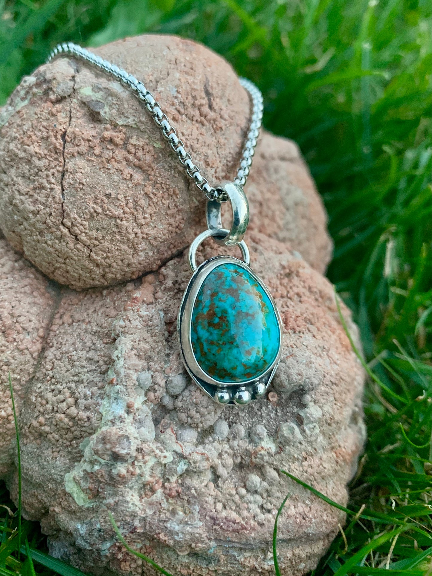 Kingman Turquoise Pendant